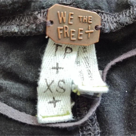 Free People We The Free  Cosmo Cowl Neck Top Long Sleeve Gray Size XS - Picture 9 of 11